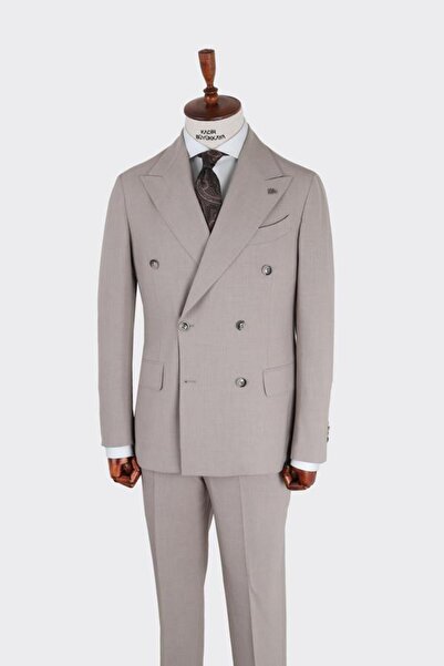 Kadir Büyükkaya Erkek Kruvaze Takım Elbise-KAB1235S