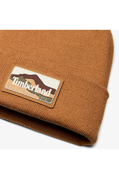Timberland B0A663T2311-R Шапка з нашивкою Mountain Erkek Kahve