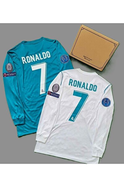 Forma Cristiano R'onaldo 2018 Sezonu Kiev R.e.a.l. M.a.d.r.i.d. 2'li Kombin Y...