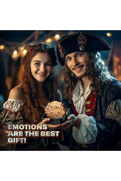 esc welt Blackbeard's Compass Puzzle Box - Escape Room in a Box - Brain Sports Task - 3D Escape Game