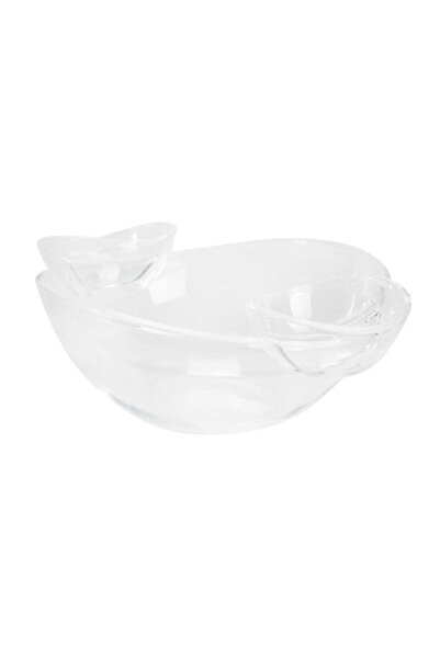 Alberto Deep Snack Bowl With Two Dipping Bowls