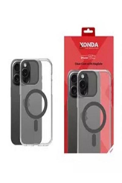 xonda Transparent Case with Magnetic iPhone 15 Pro Max Black