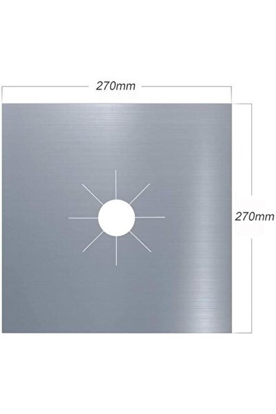 Genel Markalar Ocak Koruyucu Alüminyum Ped Seti 4 Adet