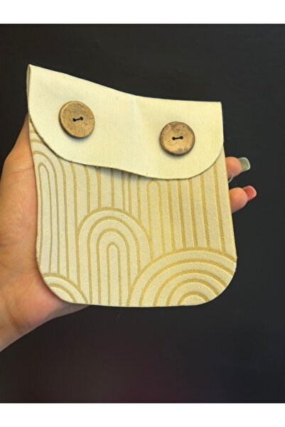 Gönülden Tasarım DÜĞMELİ CEP ARMA DİKİŞ APLİKE 13X13 CM