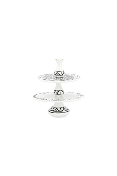 LA MESA حامل كيك مغربي بطبقتين