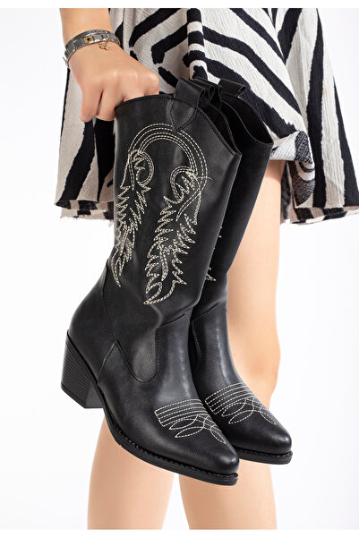 BYBERO Cizme de cowboy pentru femei