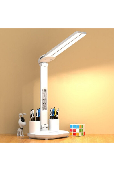 eR D L LED desk lamp, touch control, cold/warm/neutral light intensity adjustment, white,