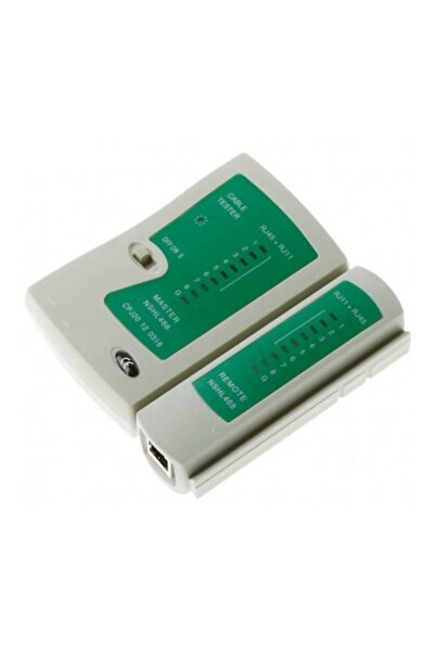 Dali Tester pentru cabluri de rețea și UTP TEL, baterie F22, 4-6-8 fire, 105x38x28mm, verde