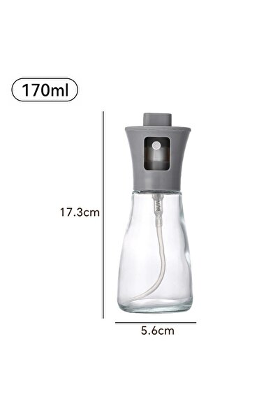 Flippy Glass Oil Sprayer, Refillable 170 ml, Grey