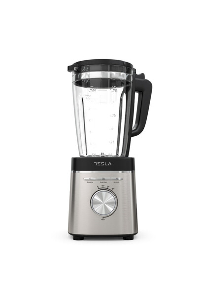 TESLA Blender BL601BX, 1400W, Cană de sticlă 1,75 l, Puls, Mixare, Curățare, Zdrobire gheață, Inox