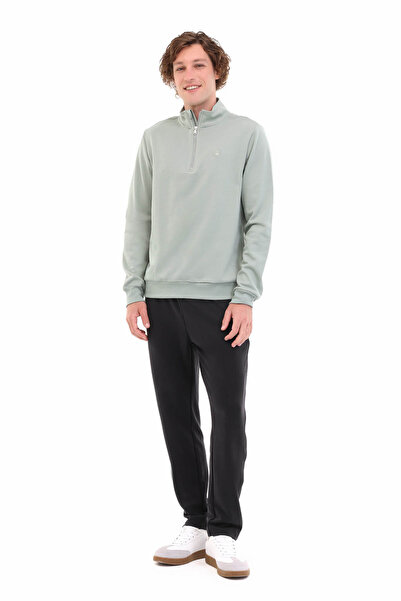 lumberjack 5W Mb Bs47 Hzıp Sw 5Pr Mint Yeşili Erkek Sweatshirt A102024313