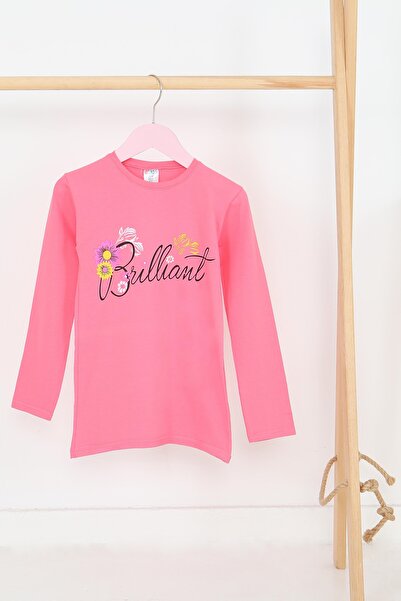 TOFİSA Дълъг ръкав с принт от джърси за момичета - 27699