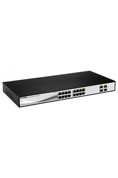 D-Link COMUTATOR DE REȚEA 16 PORTURI 10/100/1000/4 COMBO SFP DGS-1210-16