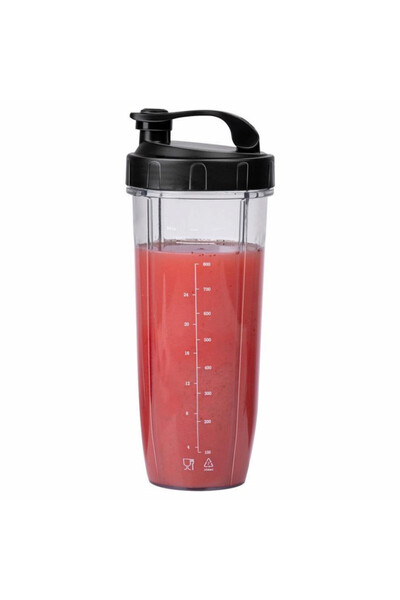 Alpina Blender Nutri, 4 lame, 1200 W, recipient de 1 l, fără BPA, inox/negru