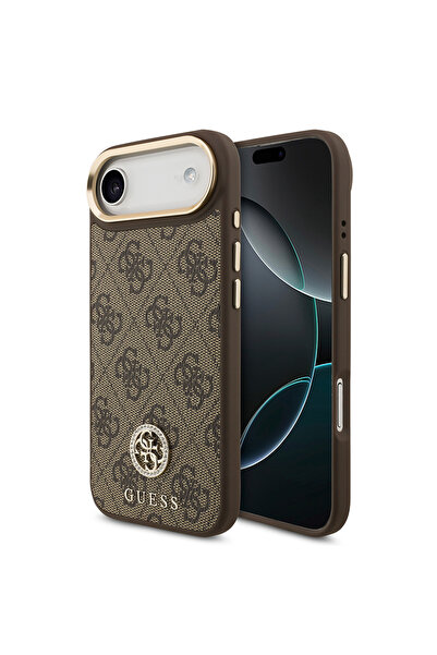 Guess Θήκη iPhone 17 Air με άδεια χρήσης M-safe, επαναφορτιζόμενη, χρυσή, με ...