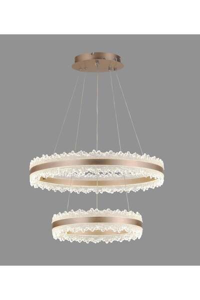 RFAN Pendant, Model T9890/2, With Remote Control, 3 Types of Light, Adjustable Height, 288W, Brown