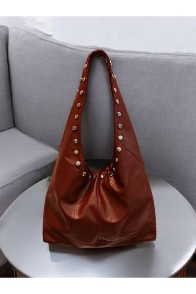 Rivina Γυναικεία τσάντα ώμου μεγάλου μεγέθους - εφέ δέρματος λεπτομέρειες με ...