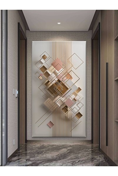 ESLEM GEOMETRİK DESEN BASKI KANVAS TABLO