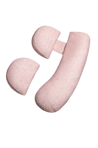 Dali Set perne pentru gravide, utilizari multiple, 3 piese, husa detasabila, 84x25x16cm forma H, spuma si