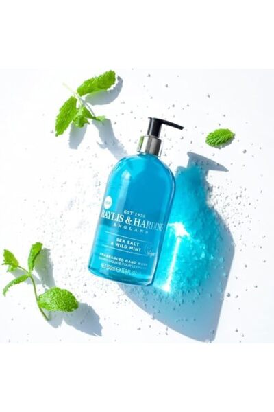 Baylis & Harding غسول اليدين المميز ٥٠٠ مل - ملح البحر والنعناع البري