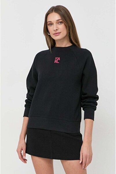 Karl Lagerfeld women's black sweatshirt