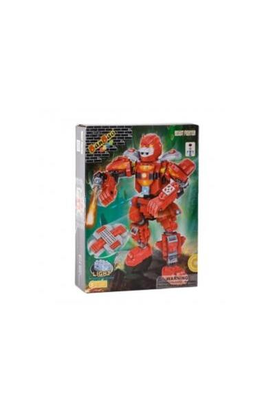 Banbao Set constructie ROBOT rosu