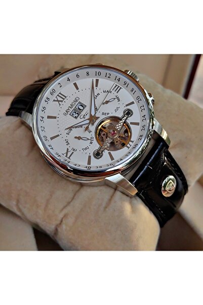 Raymond Star Series White Dial Automatic Men's Wristwatch