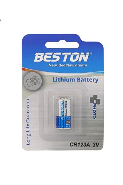 Beston 123 بطارية ليثيوم 3 فولت عبوة من قطعة واحدة