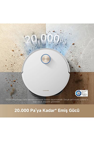 Dreame Complete Robot Süpürge| Otomatik Toz Boşaltma & Mop Yıkama | Akıllı Haritalama - HEDİYELİ