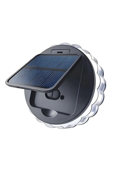 FOXMAG24 Ηλιακό φωτιστικό, με ρυθμιζόμενο πάνελ, επιτοίχιο, αδιάβροχο, με 3 λ...