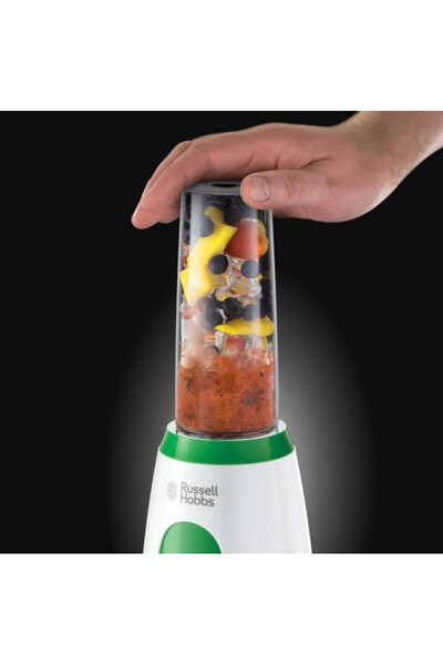 RUSSELL HOBBS Blender Explore Mix&Go Cool 25160-56, 300W, 600ml, No BPA, Inox, White/green