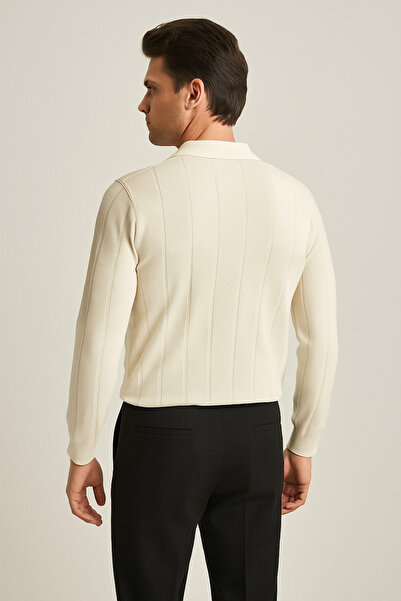 ModaPlaza Ανδρικό πουλόβερ με φερμουάρ 6580