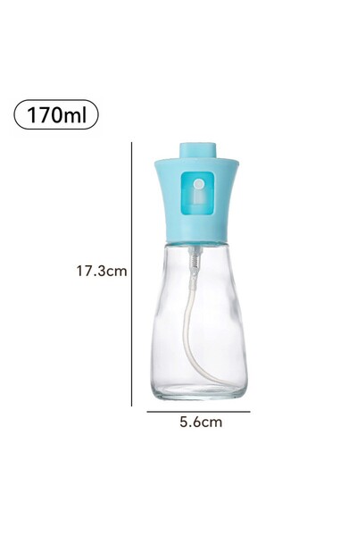 Flippy Pulverizator, Flippy, Pulverizator de lichide din sticlă, Ușor de reîncărcat, 17,3 x 5,6 cm, Capacitate 170 ml, Albastru