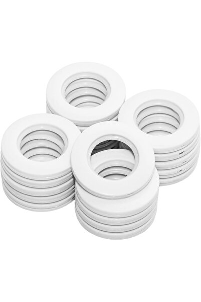 AWF AL WADI FURNITURE مجموعة من 30 ستارة بيضاء عازلة للضوضاء بمقياس النانو مع...