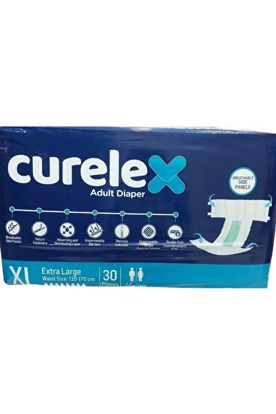 Curelex حفاضات للكبار مقاس XL عبوة 30 قطعة