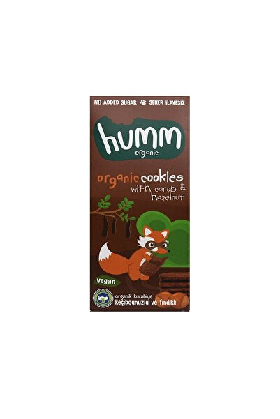 Humm Organic Keçiboynuzlu Fındıklı Vegan Kurabiye 1 Paket1 X 55 gr