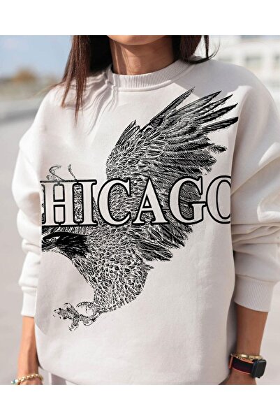 NoVibe Σετ φόρμας Oversize με στάμπα Eagle