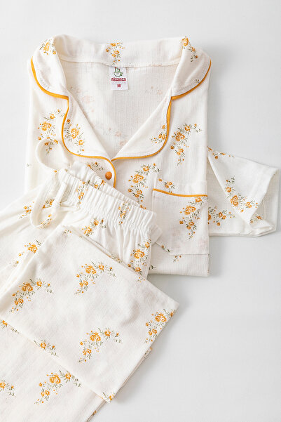 lacelove Long Sleeve Shirt Collar Women's Plus Size Pinterest Pajama Set - Seasonal Women's Pajamas