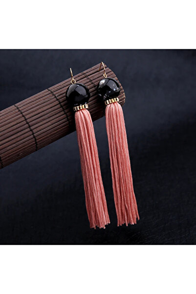 lor Cercei Statement Lungi cu Ciucuri Roz