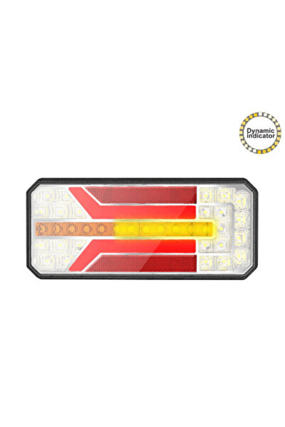 Led Light Alex Set 2 x Lampă stop camion LED cu semnalizare dinamică 12-24 V