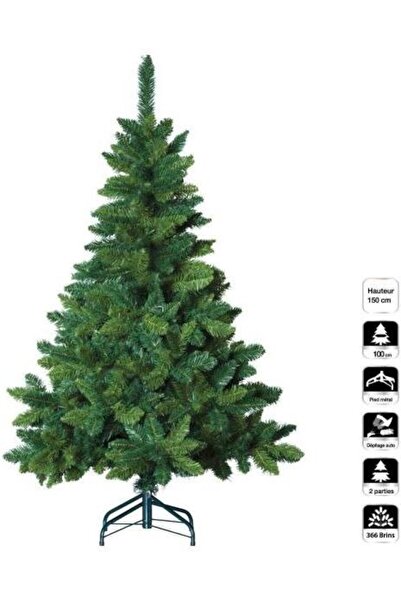 Feeric Lights and Christmas Brad artificial Blooming, 150 cm, PVC, cu suport m