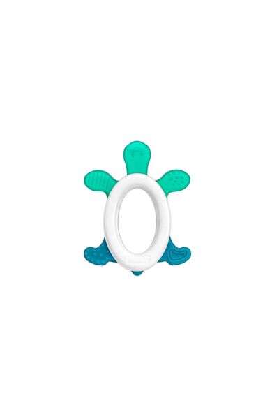 reer Teething Ring with Rattle, Cooling Effect, Massage and Soothing for Babies 3+ Months, Cool&Play