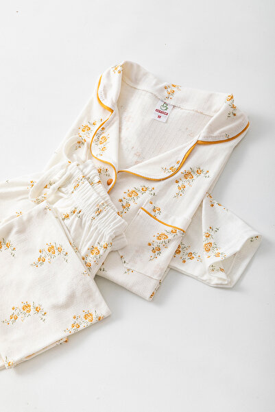 lacelove Long Sleeve Shirt Collar Women's Plus Size Pinterest Pajama Set - Seasonal Women's Pajamas