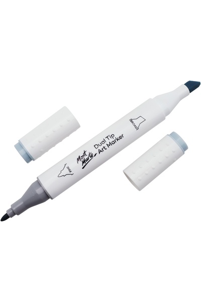 Mont Marte قلم فني مزدوج الأطراف من MM Marker - أزرق رمادي BG1