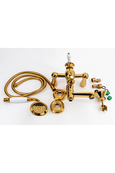 Trendy's Βρύση Μπανιέρας TRENDY’S Gold – Επιτοίχια