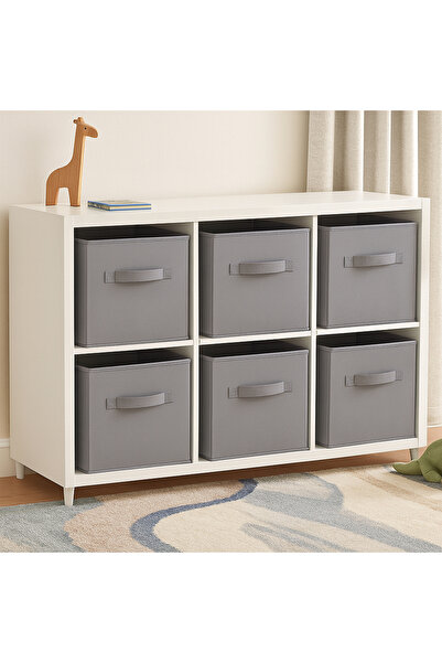 Elindor Set de 6 cutii de depozitare pliabile Elindor®, tip sertar, 26,5 x 26...