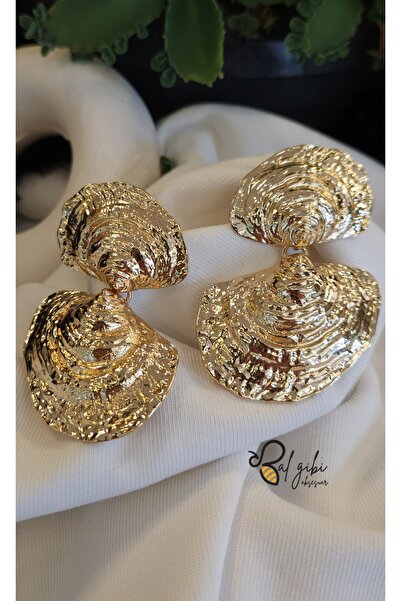 Bujiteri VIP Hafif Midye Sallantılı Küpe