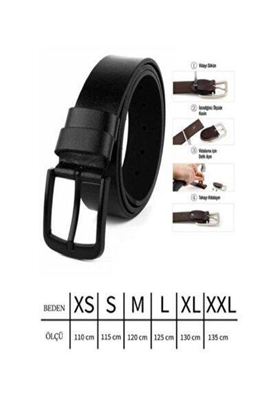 Karen Jewelry Men's Genuine Leather Belt, Cast Buckle, Fully Handmade, Unbreakable and Non-Cracking 4cm
