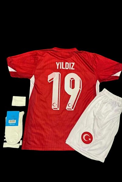 Forma Kenan Yıldız Çocuk 4'lü Set Hediyeli Türkiye Kırmızı Forma864