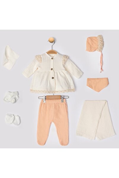 Begisa Kiz 0-3 Months Lace Muslin